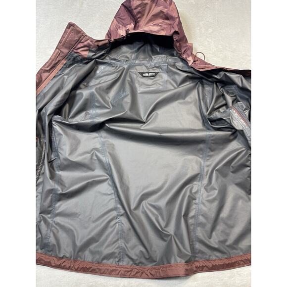 The North Face Venture 2 Rain Jacket XXL Maroon Abstract Print Waterproof Hooded - Picture 5 of 13